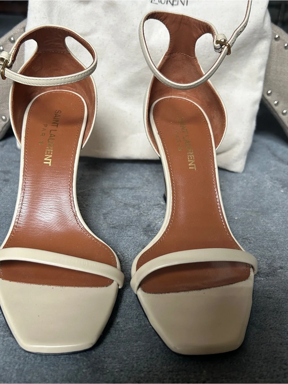 Saint Laurent YSL Opyum Logo Heels - Picture 11 of 12